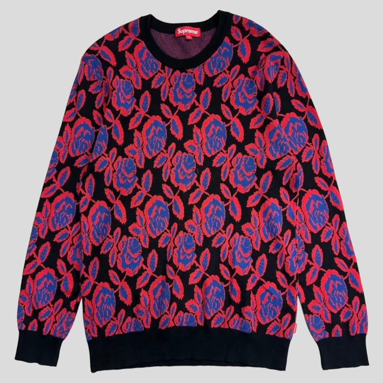 supreme 12aw rose sweaterメンズ - ニット/セーター