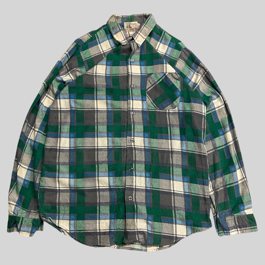 Northway Flannel Check Shirt Green