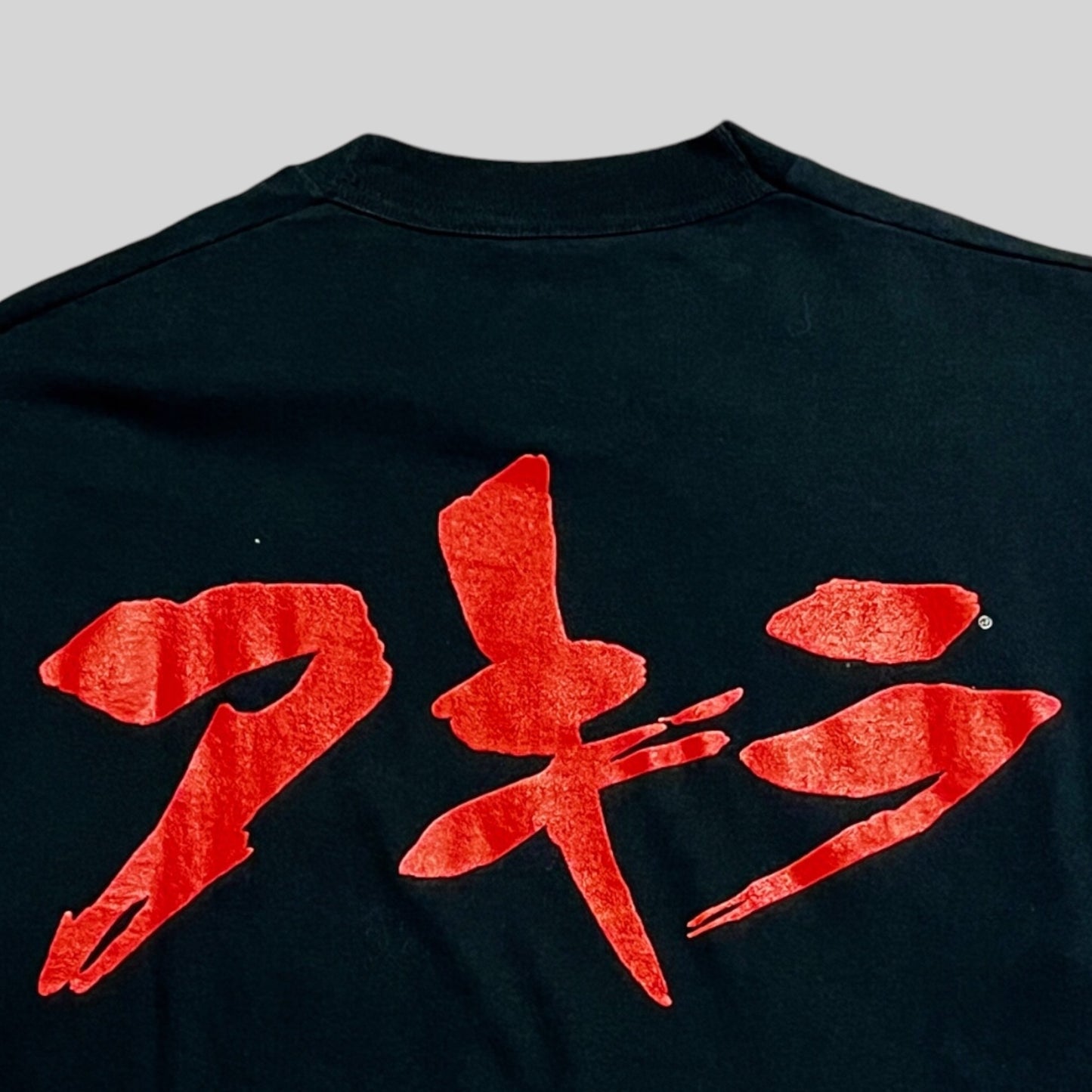 80's AKIRA fashion victim T-shirt Black