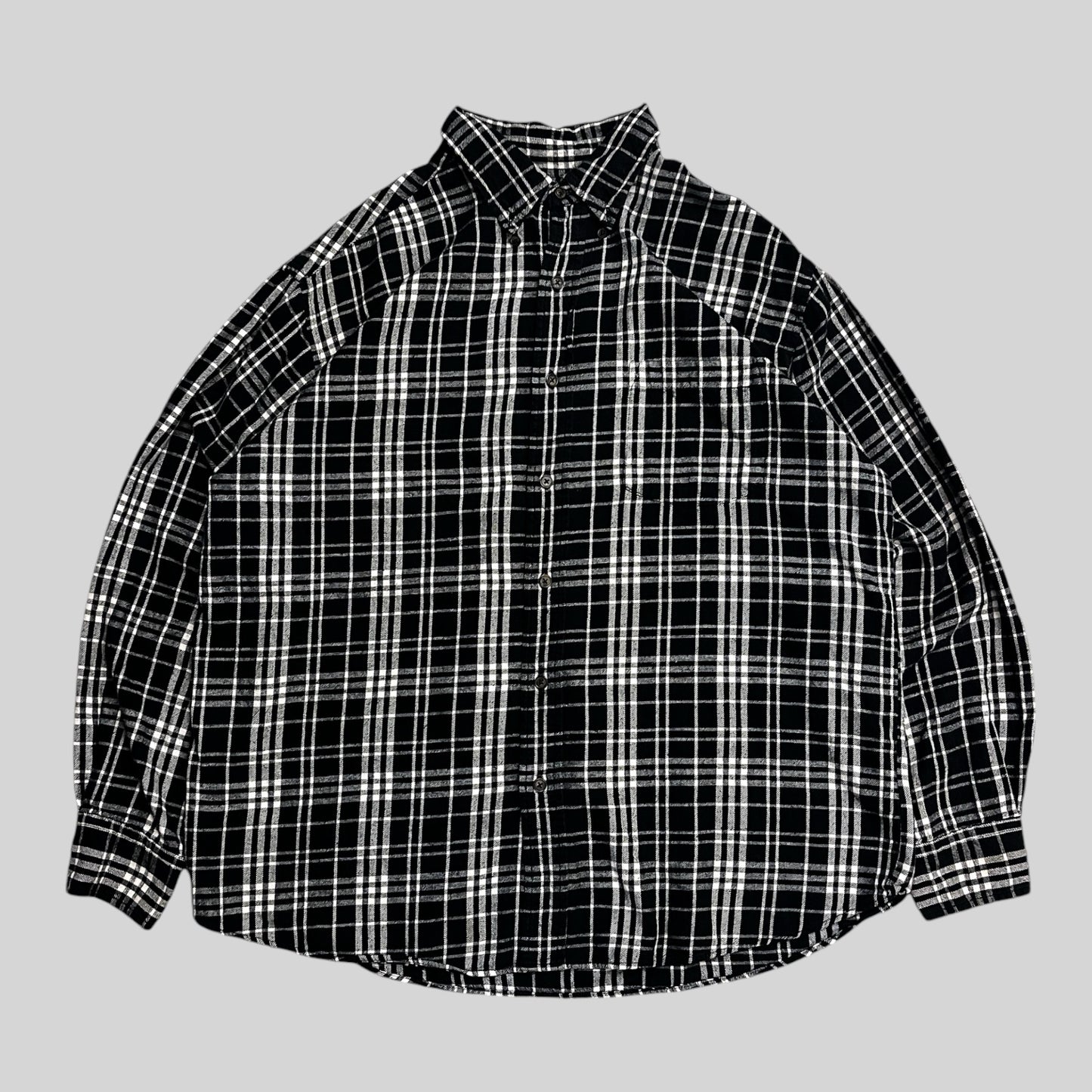 ST.JOHN’S BAY flannel check shirt Black