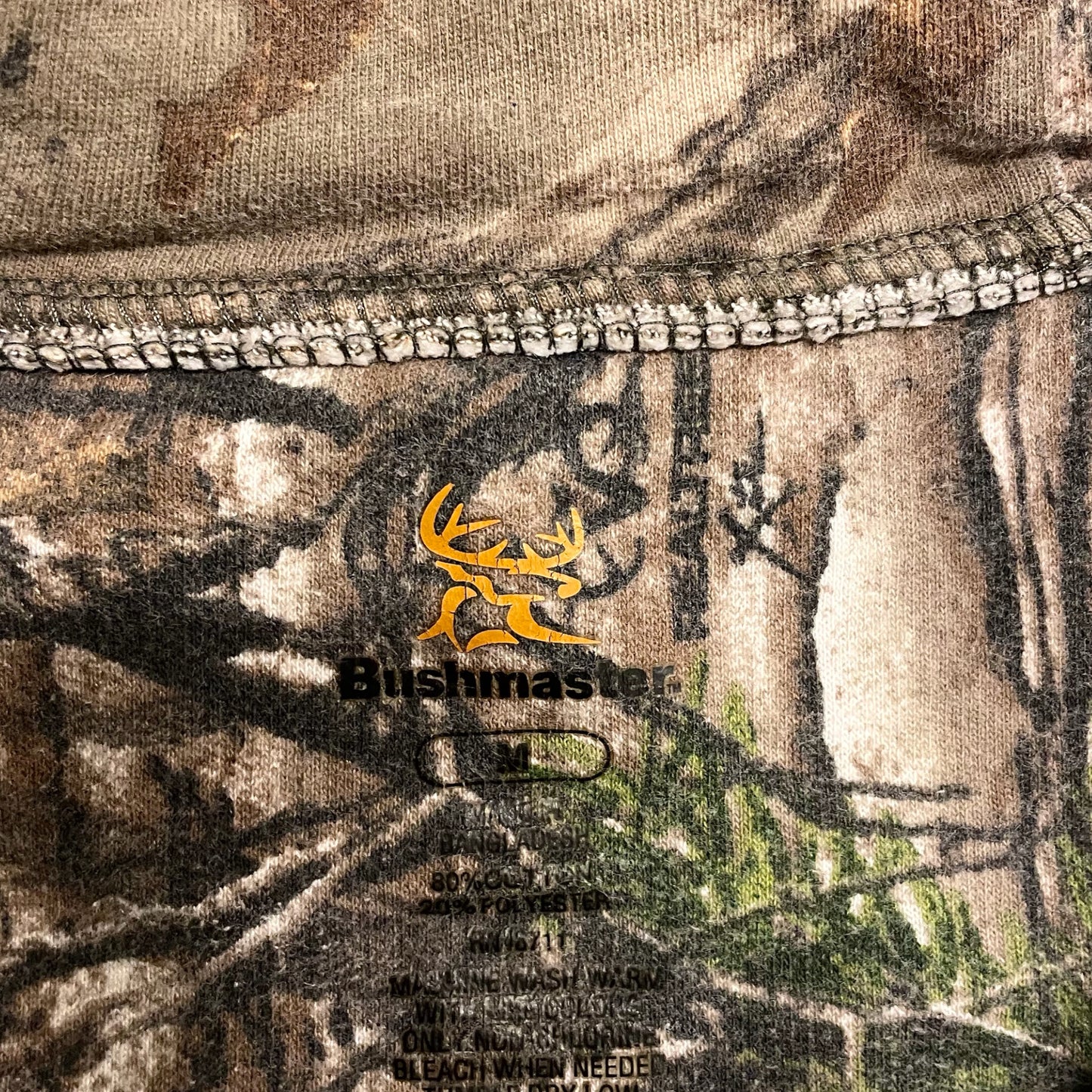 Bushmaster Real Tree Camo Zip Hoodie