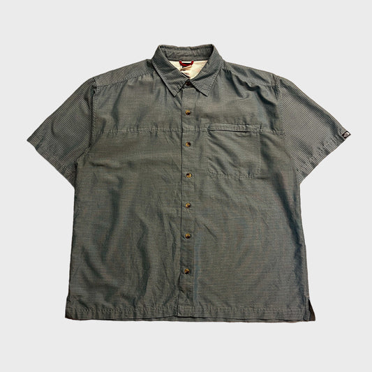 THE NORTH FACE  check shirt light blue
