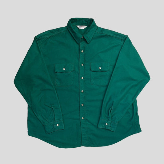 FIVE BROTHER Chamois Cross shirt Green