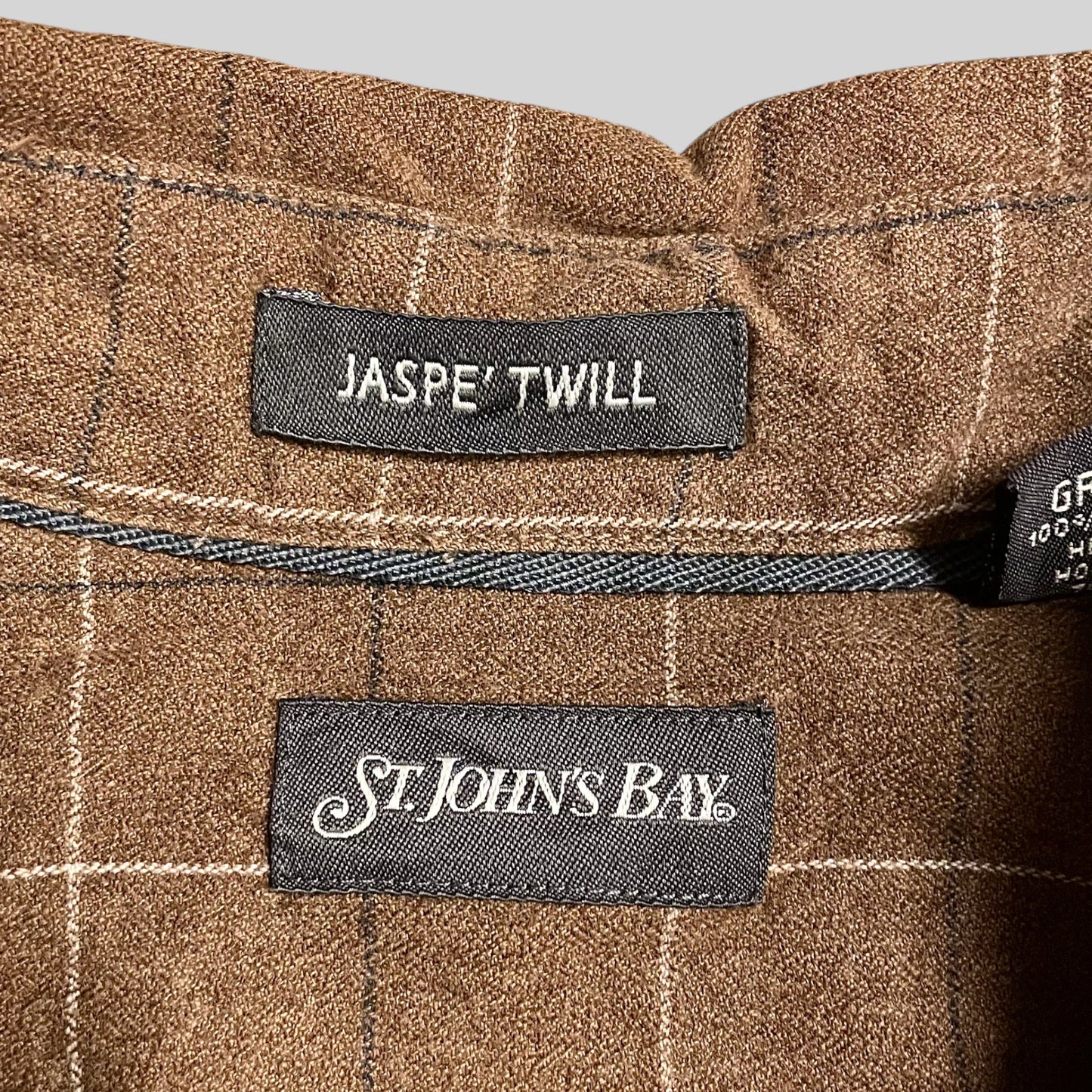 ST. John's Bay Flannel Check Shirt Brown