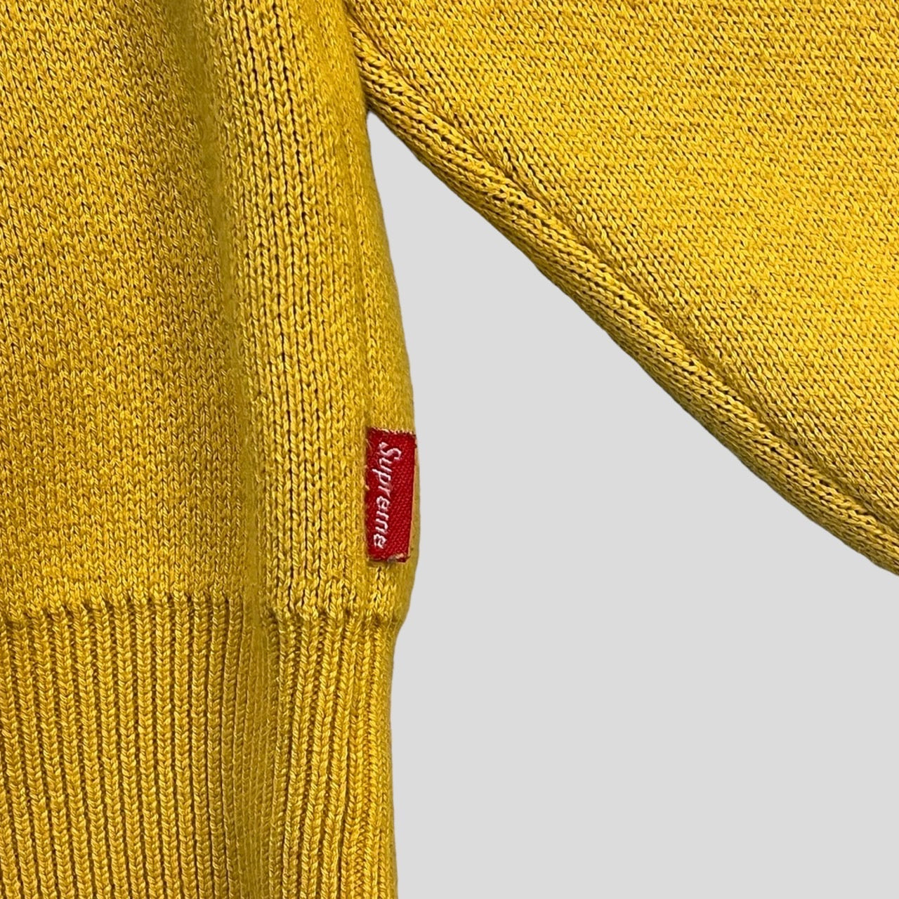 supreme child of hell sweater yellow