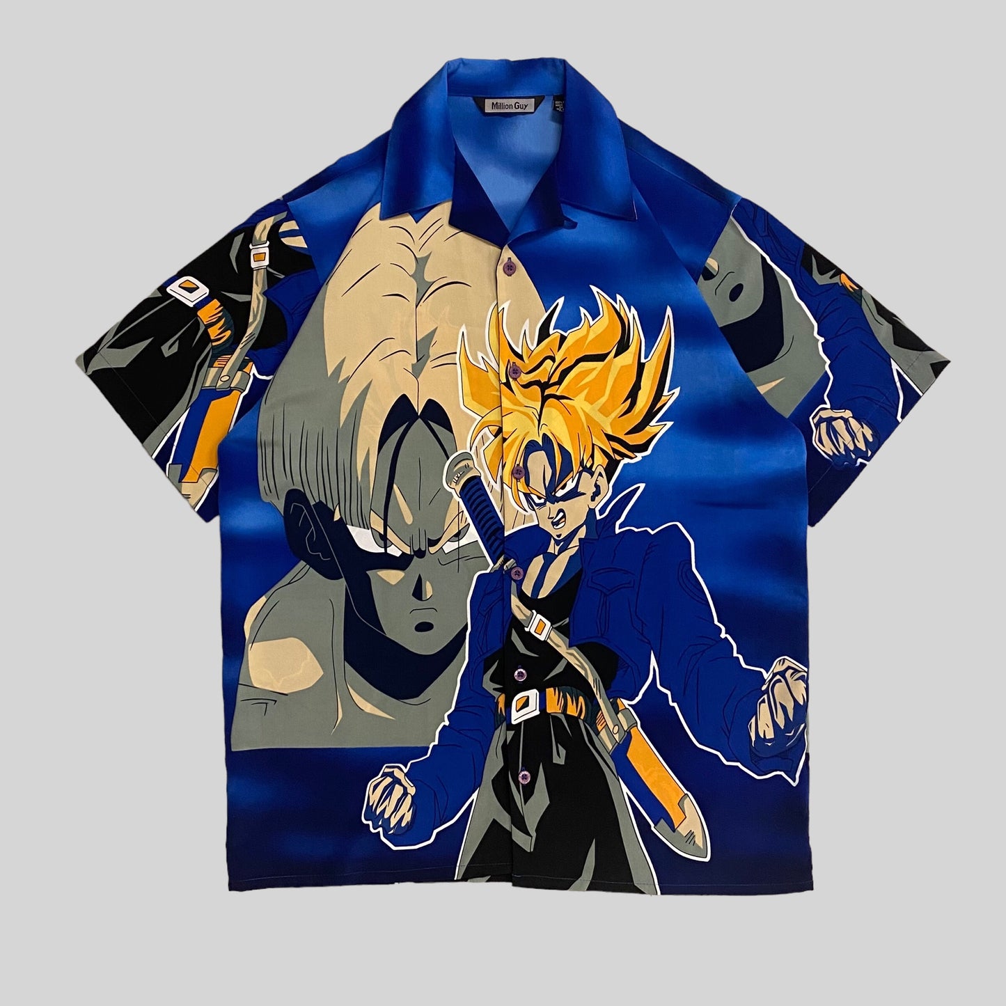 DRAGONBALL half sleeve shirt Blue