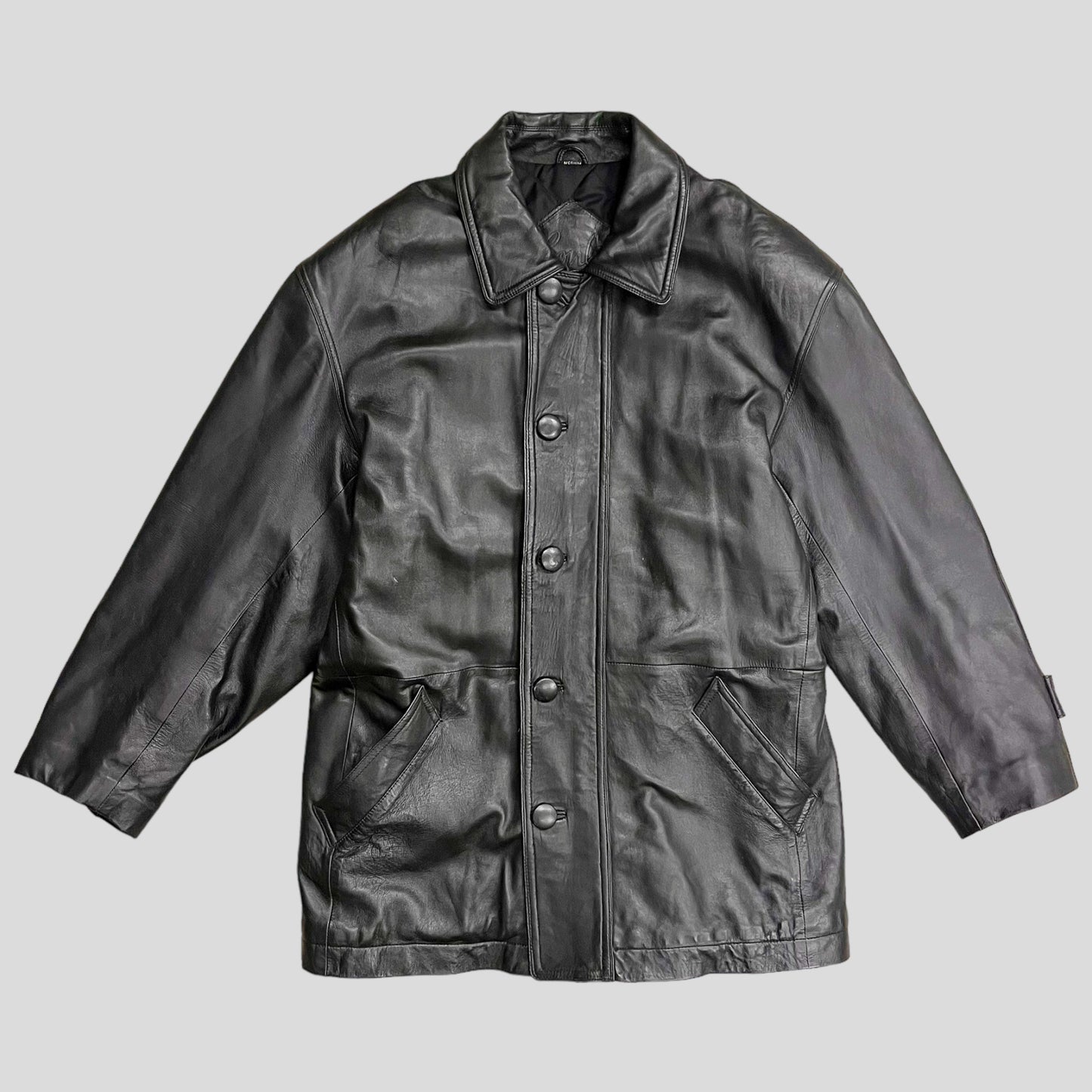 RAM leather jacket Black