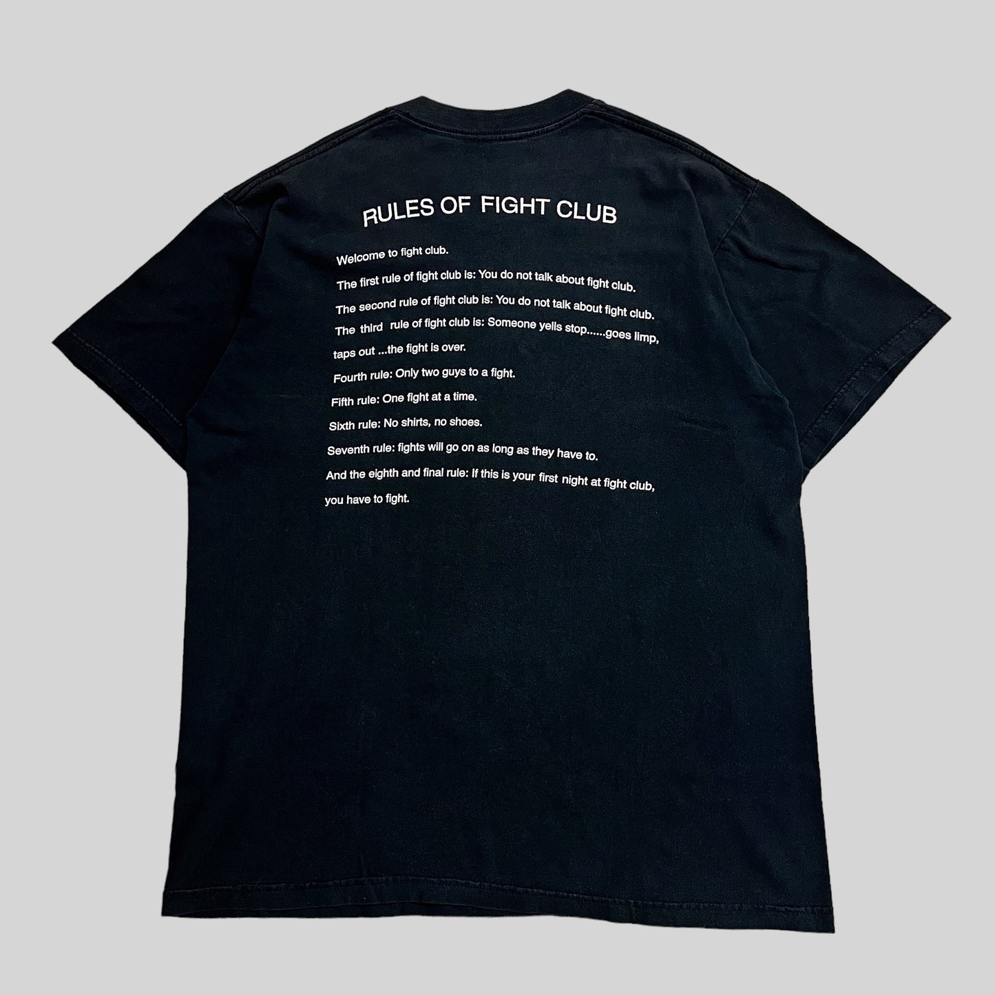 00's FIGHT CLUB T-shirt Black