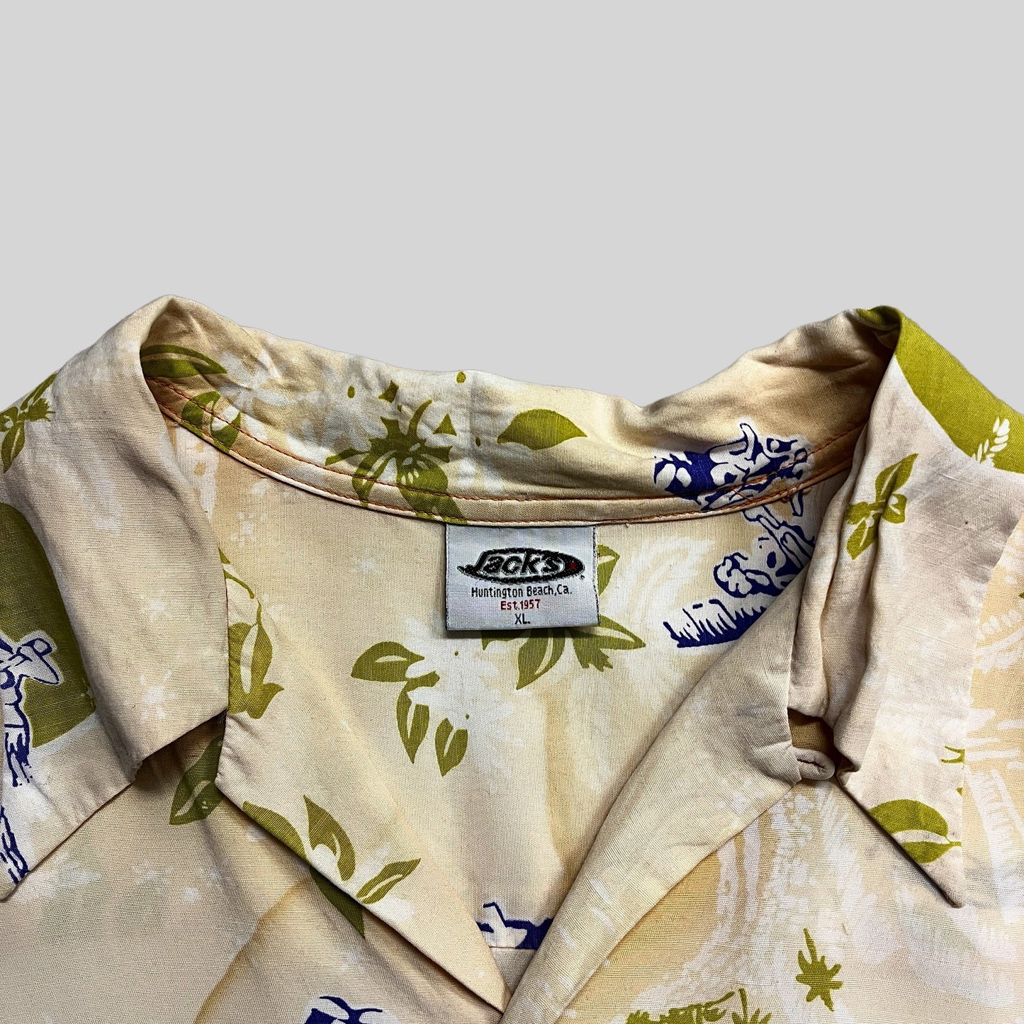 Aloha shirt beige