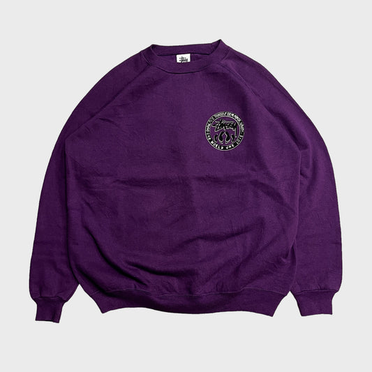 STUSSY sweat purple