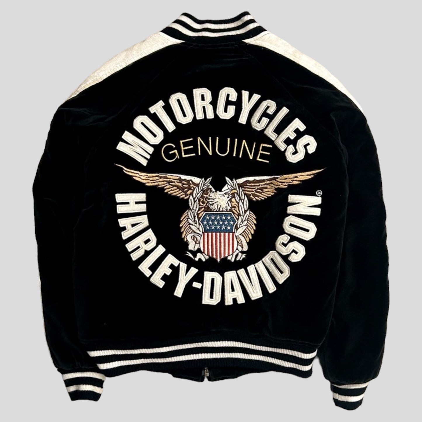 Harley-Davidson velour jacket Black