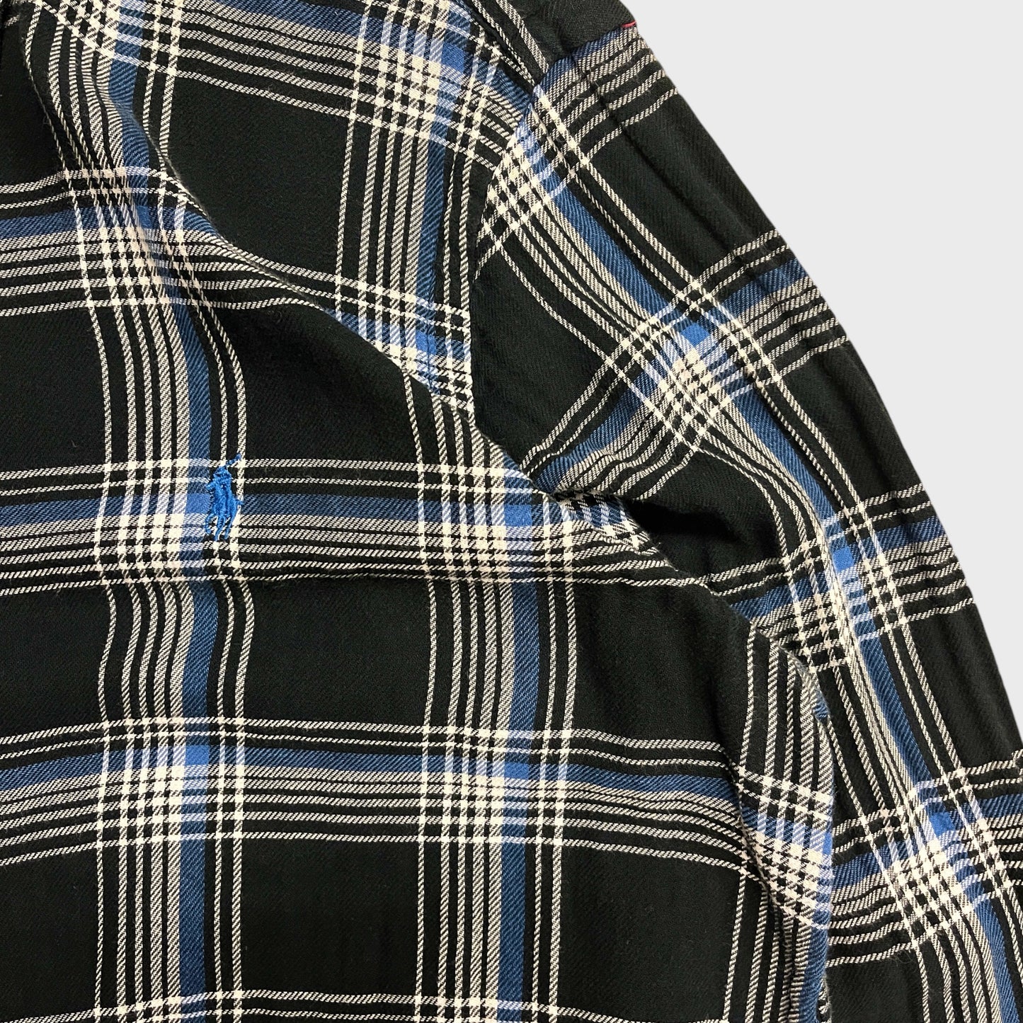 Ralph Lauren flannel check shirt Blue