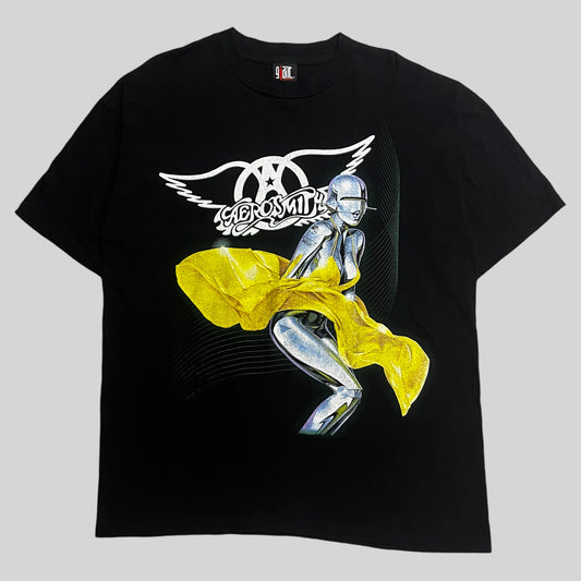 00's Aero Smith  Sorayama T-shirt Black