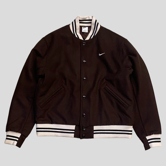 NIKE stadium jacket brown