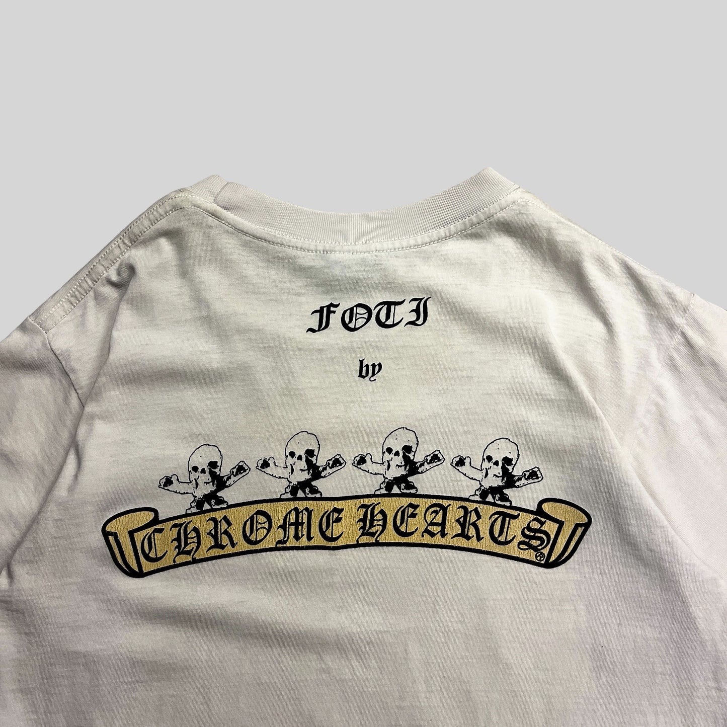 CHROME HEARTS tee White