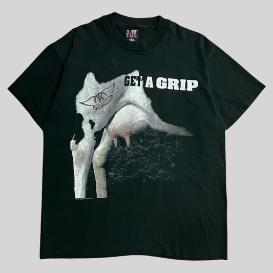 90's Aero  Smith Get A Grip T-shirt Black