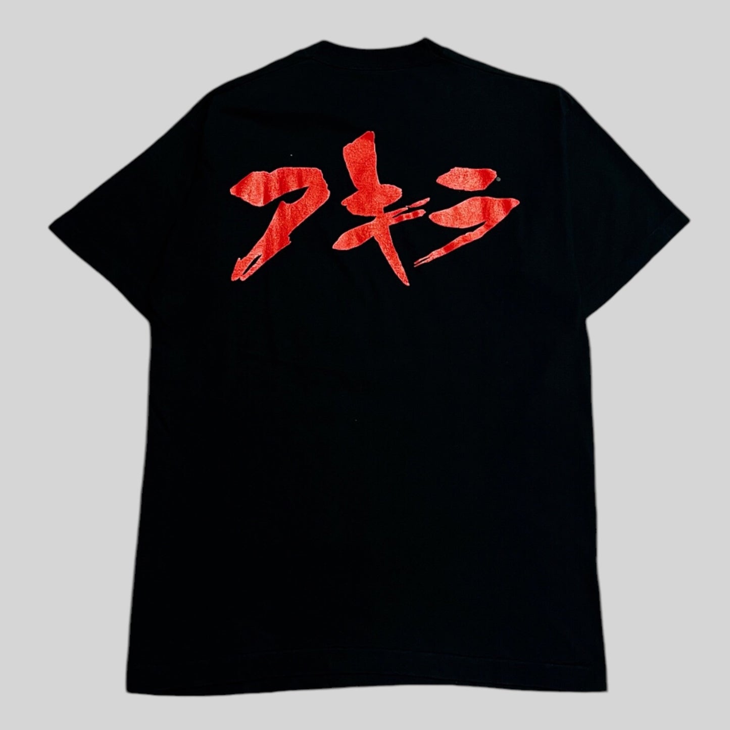 80's AKIRA fashion victim T-shirt Black