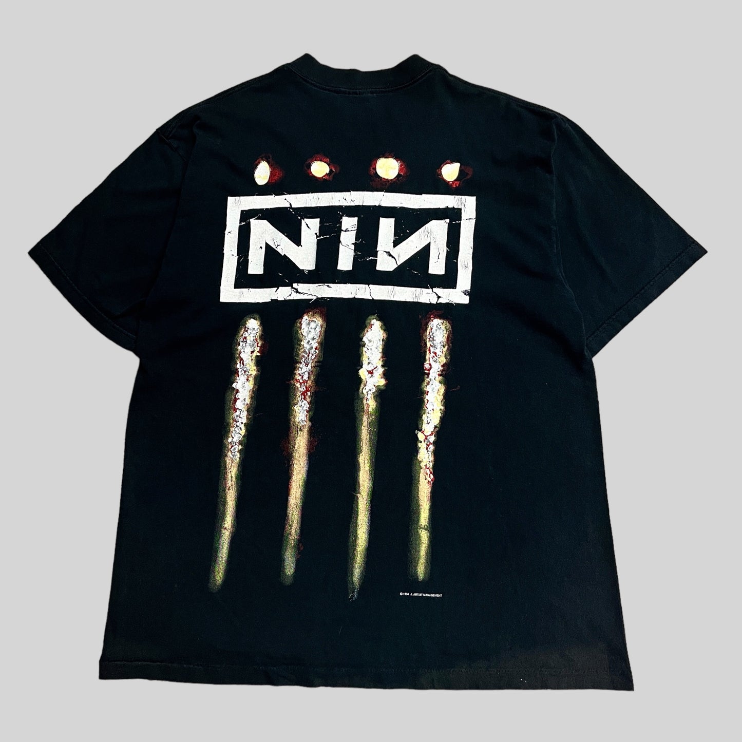 90s Nine Inch Nails the download spiral tee black All Sport