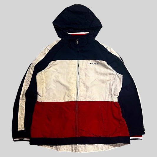 Tommy Hilfiger Nylon Jacket Blue & White & Red