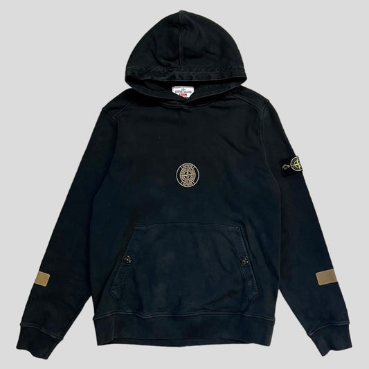 Supreme Stone Island Hooded Sweatshirt Brack