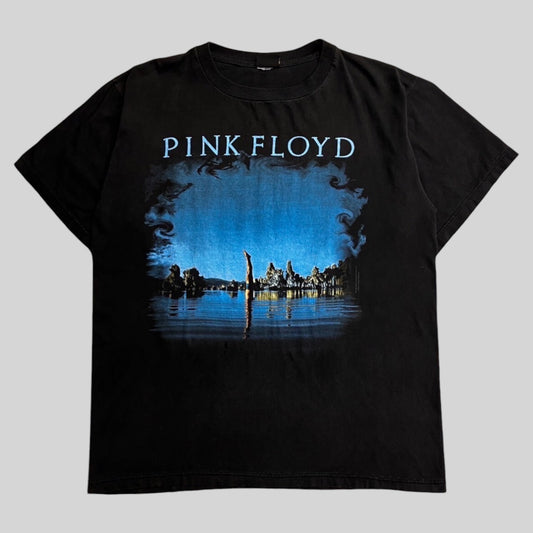 90's Pink Floyd Wish You Were Here T-shirt Black Euro Body