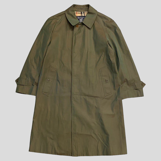 BURBERRY Stand Fall Collar coat khaki