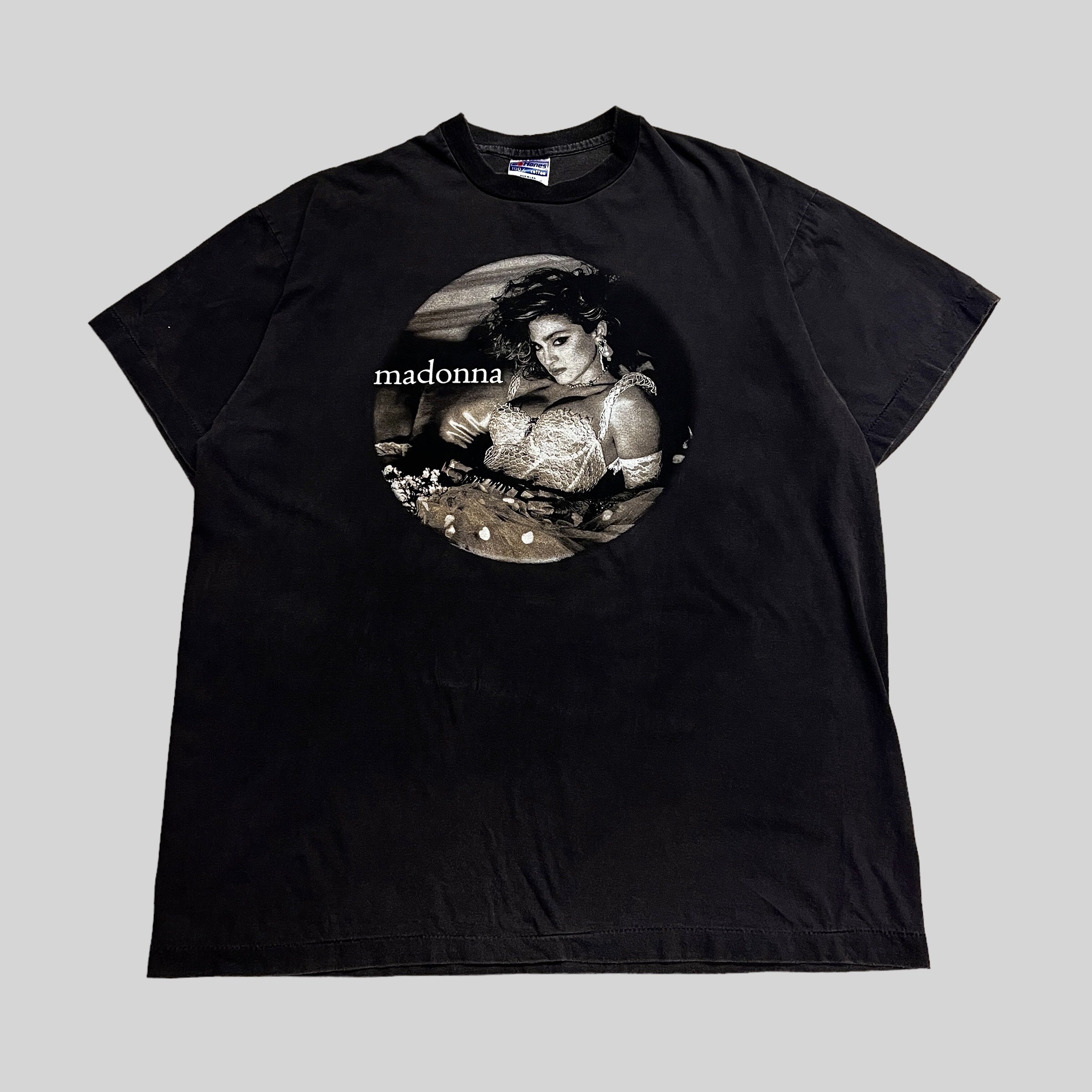 納得できる割引 80 レア XL Madonna ビンテージTシャツ 黒 マドンナ ...