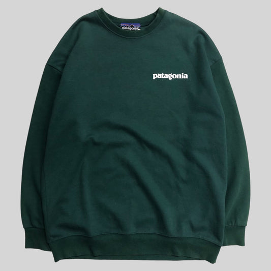 patagonia sweat Green