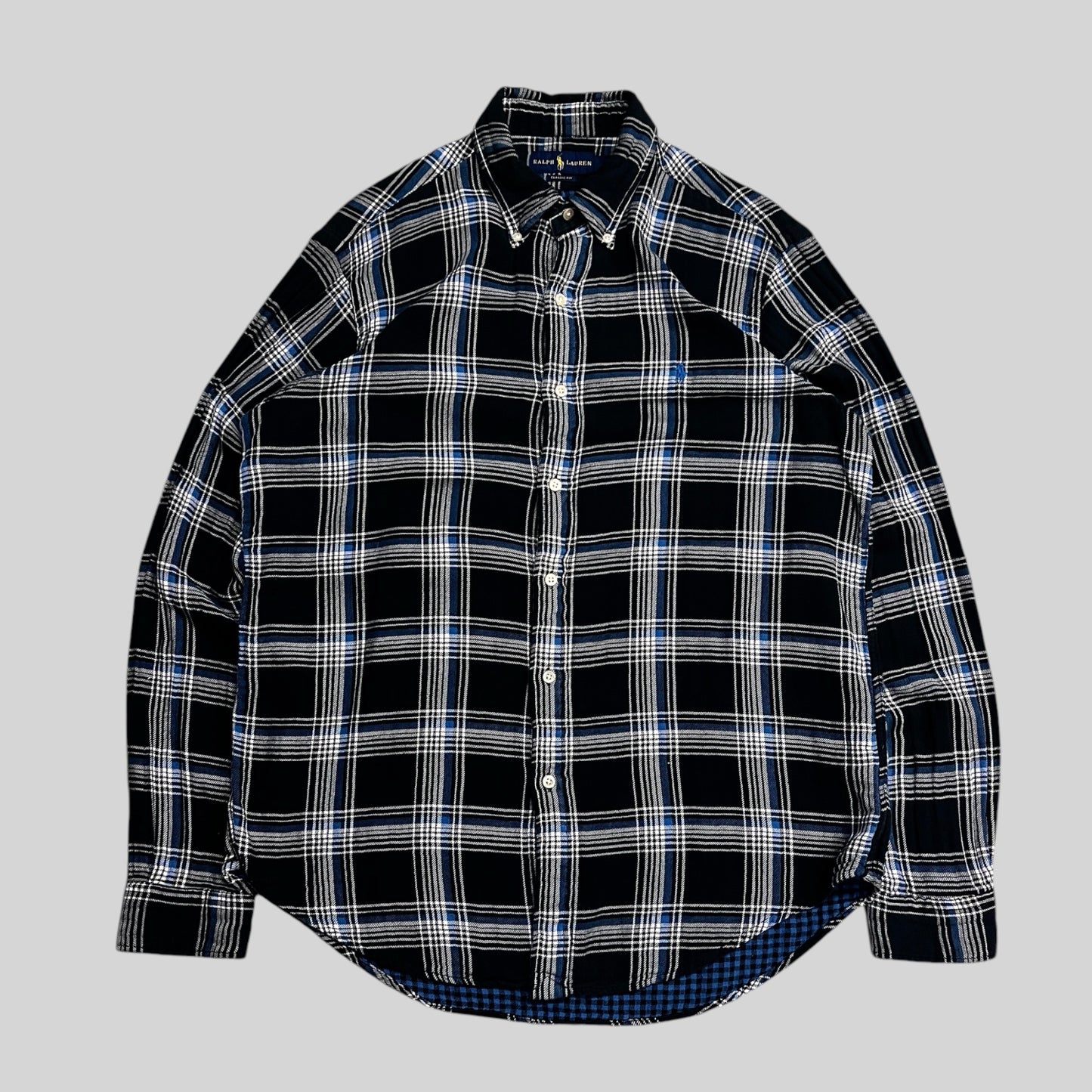 Ralph Lauren flannel check shirt Blue