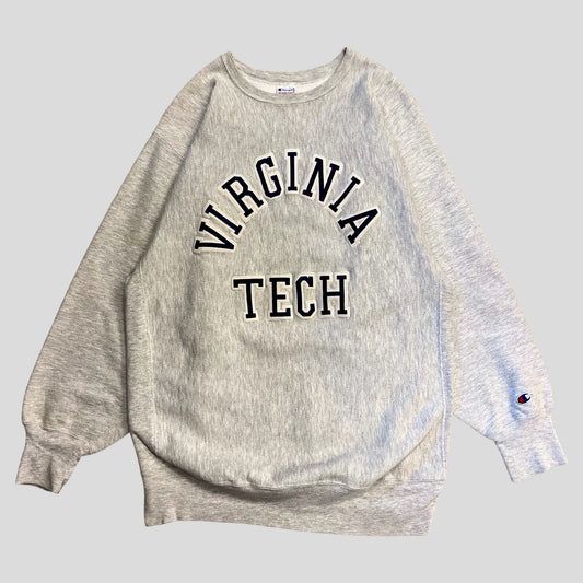 90’s USA製 Champion ReverseWeave 「VIRGINIA TECH」 WHITE