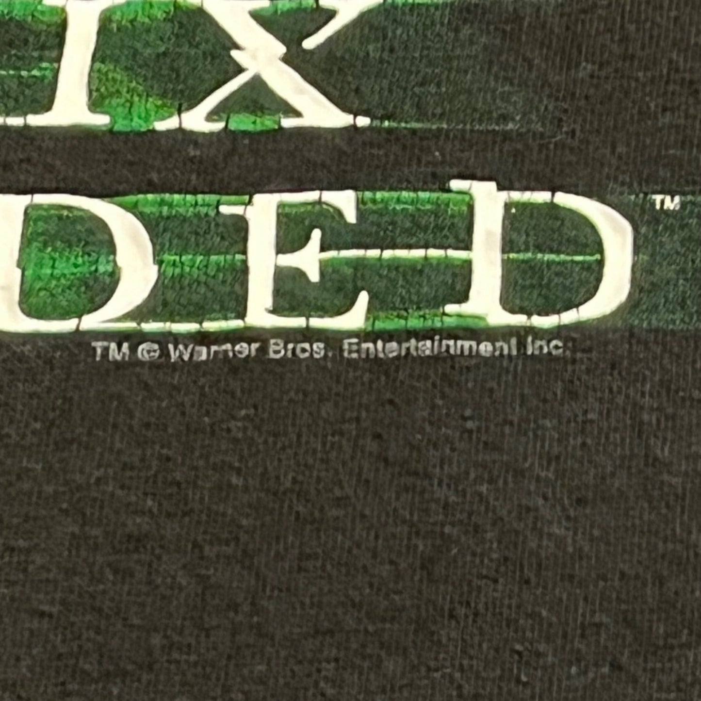 00's Matrix Movie T-shirt Black