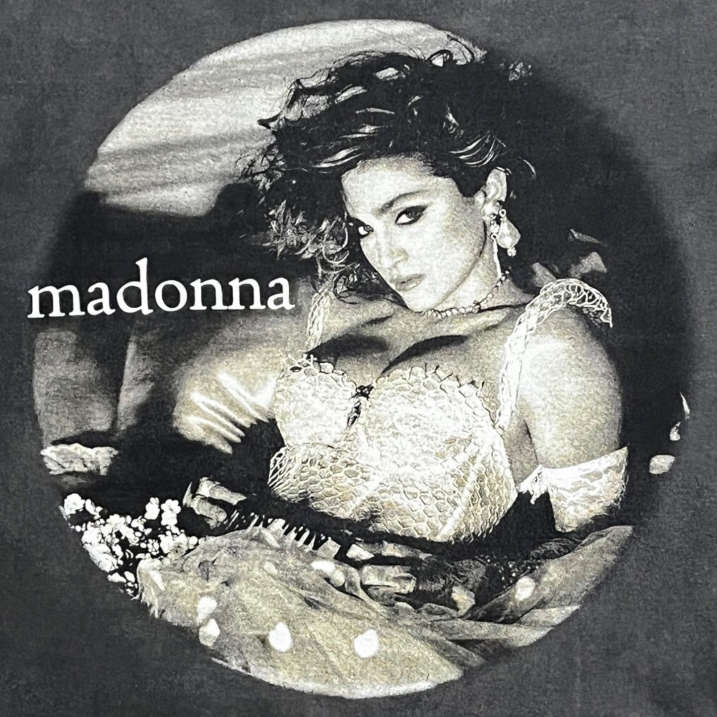 80's Madonna The Virgin Tour T-shirt Black