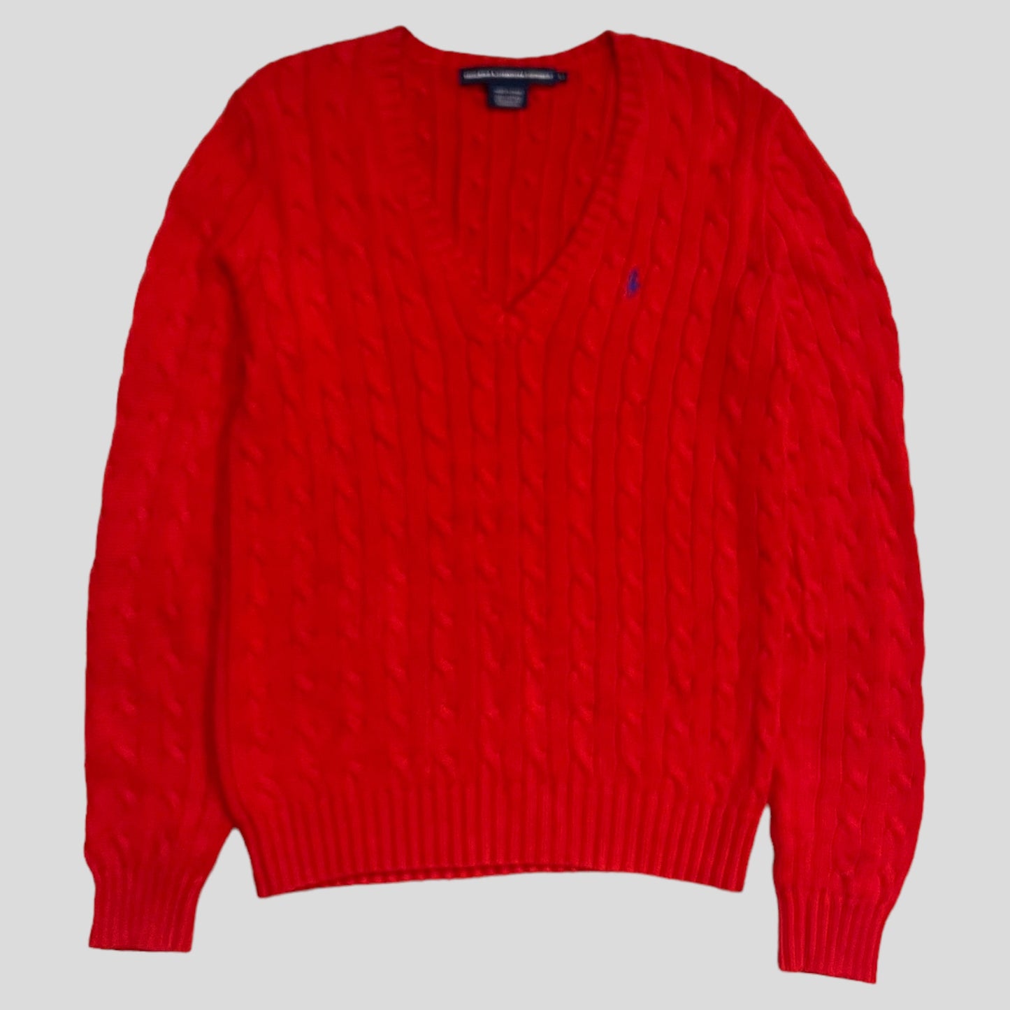 Ralph Lauren Cable Knit Red