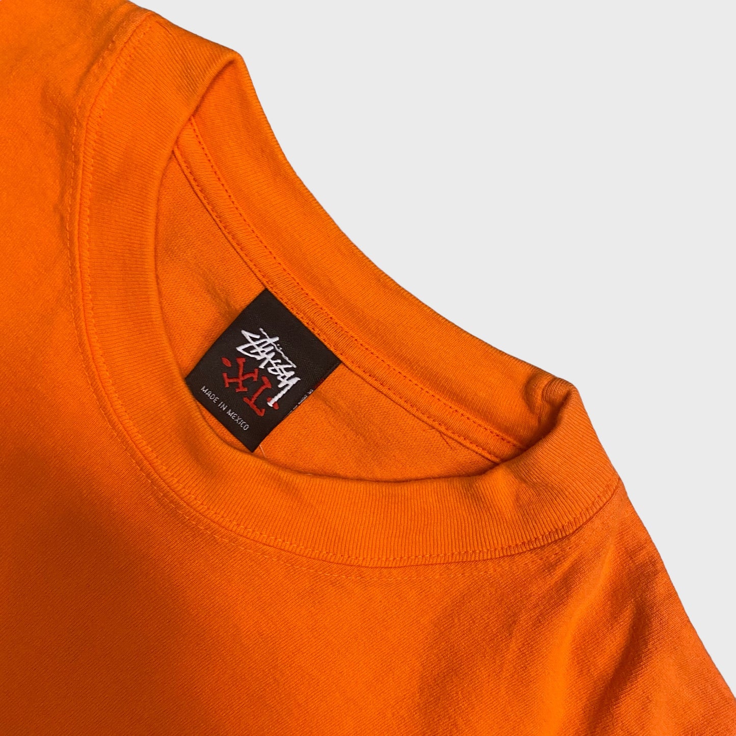 00s STUSSY tee orange 8ball