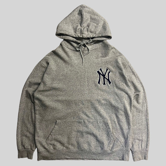 New York Yankees Logo Hoodie gray