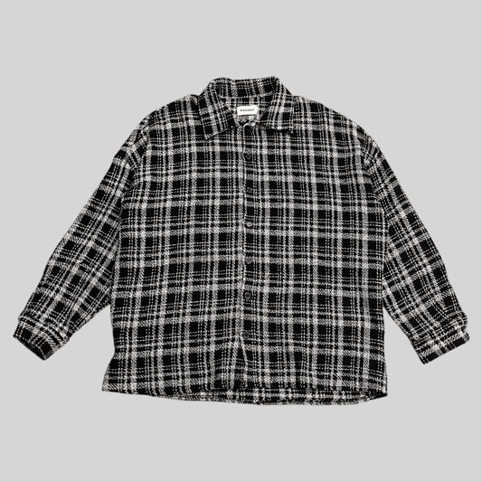 MALENKII Flannel Shirt Check Black