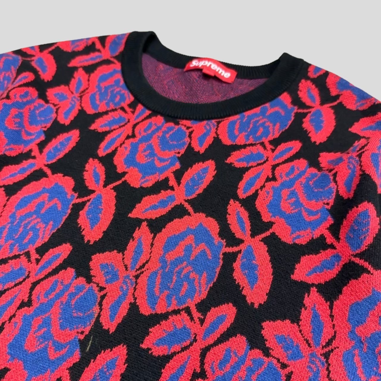 Supreme 12AW rose sweater Black – Léon online shop