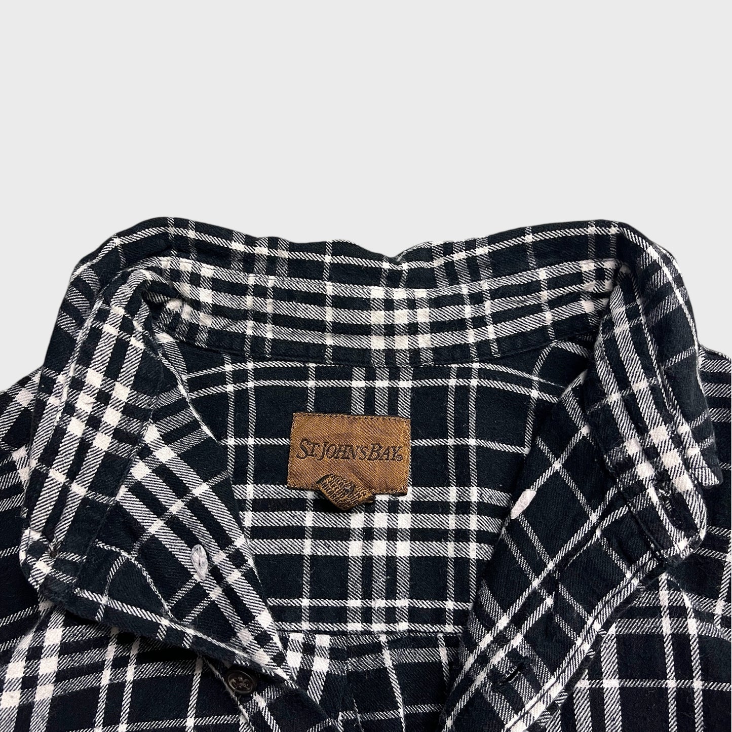 ST.JOHN’S BAY flannel check shirt Black