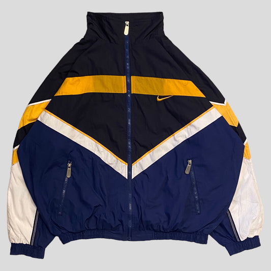 90’s NIKE nylon jacket navy/yellow