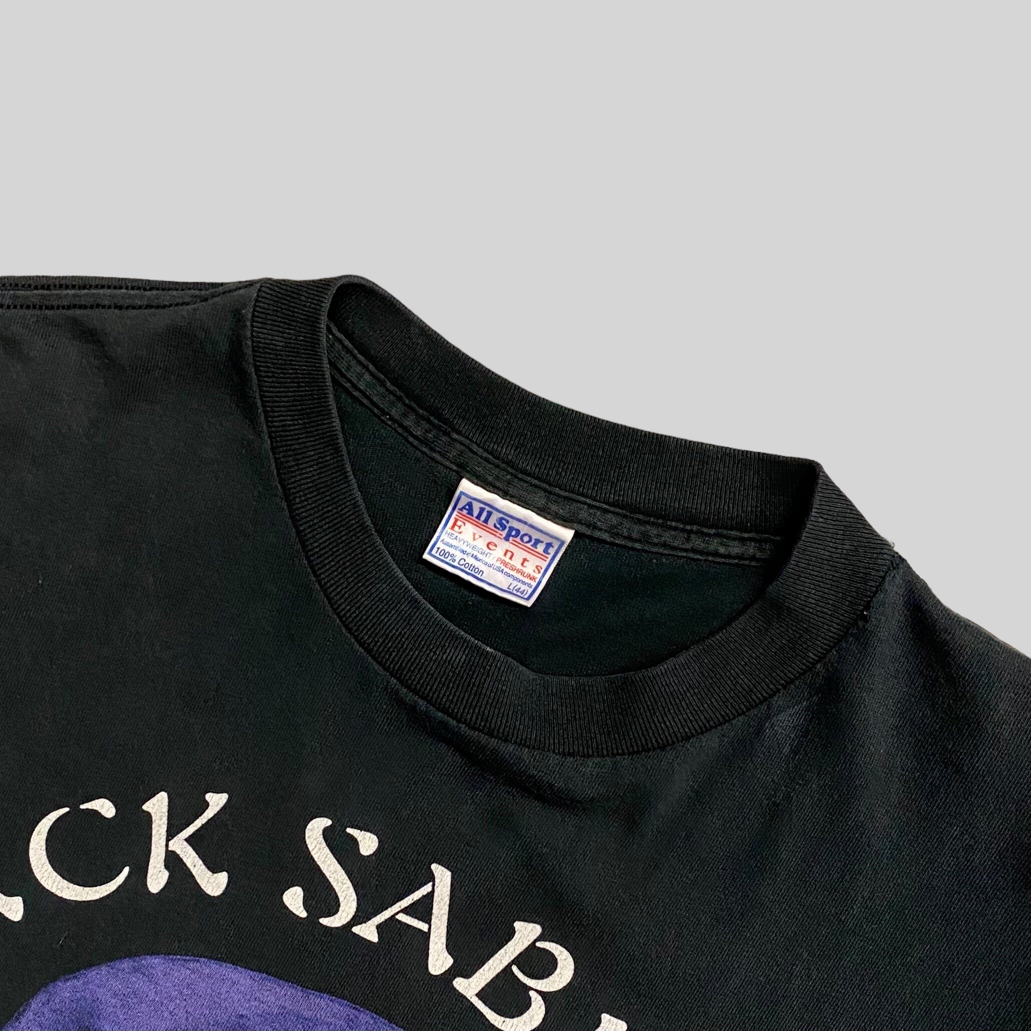 90s BLACK SABBATH REUNION tour 1999 tee black All Sport – Léon online shop