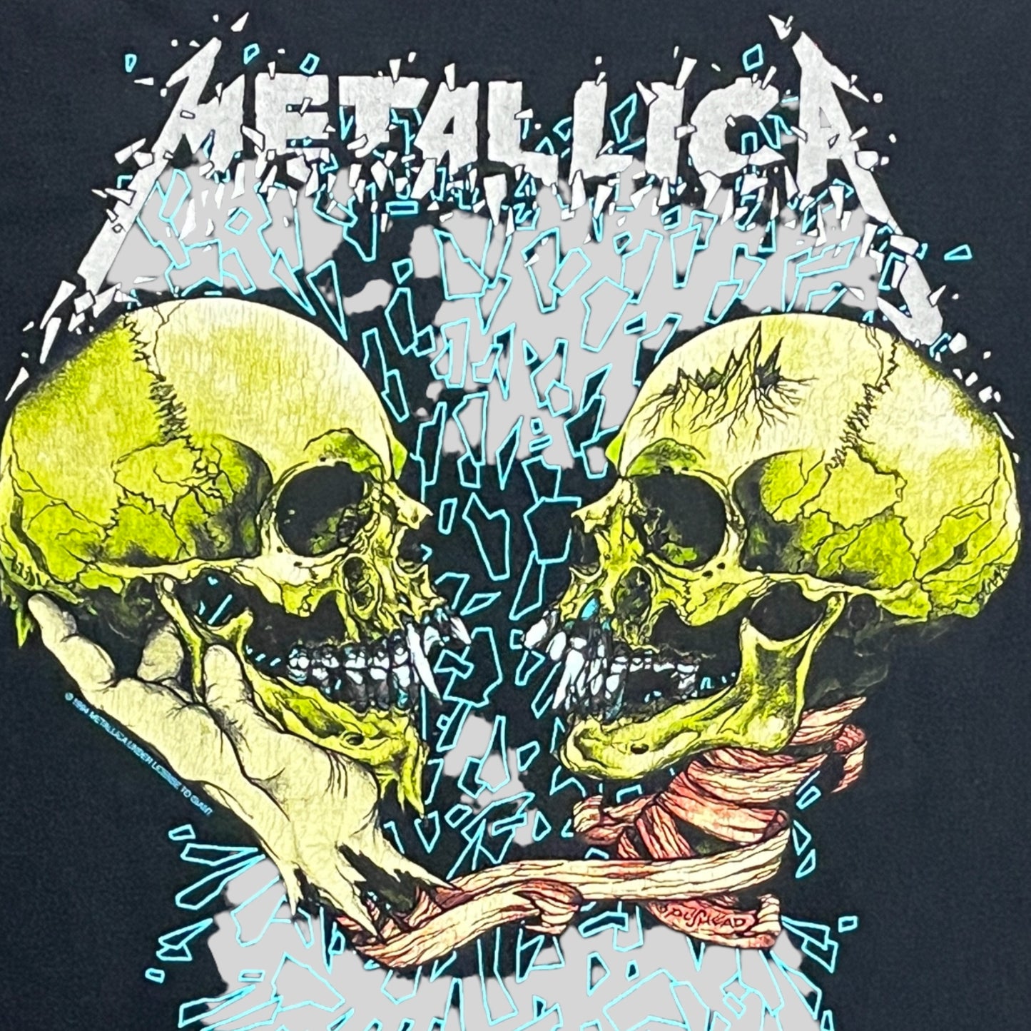 90's METALLICA T-shirt Black