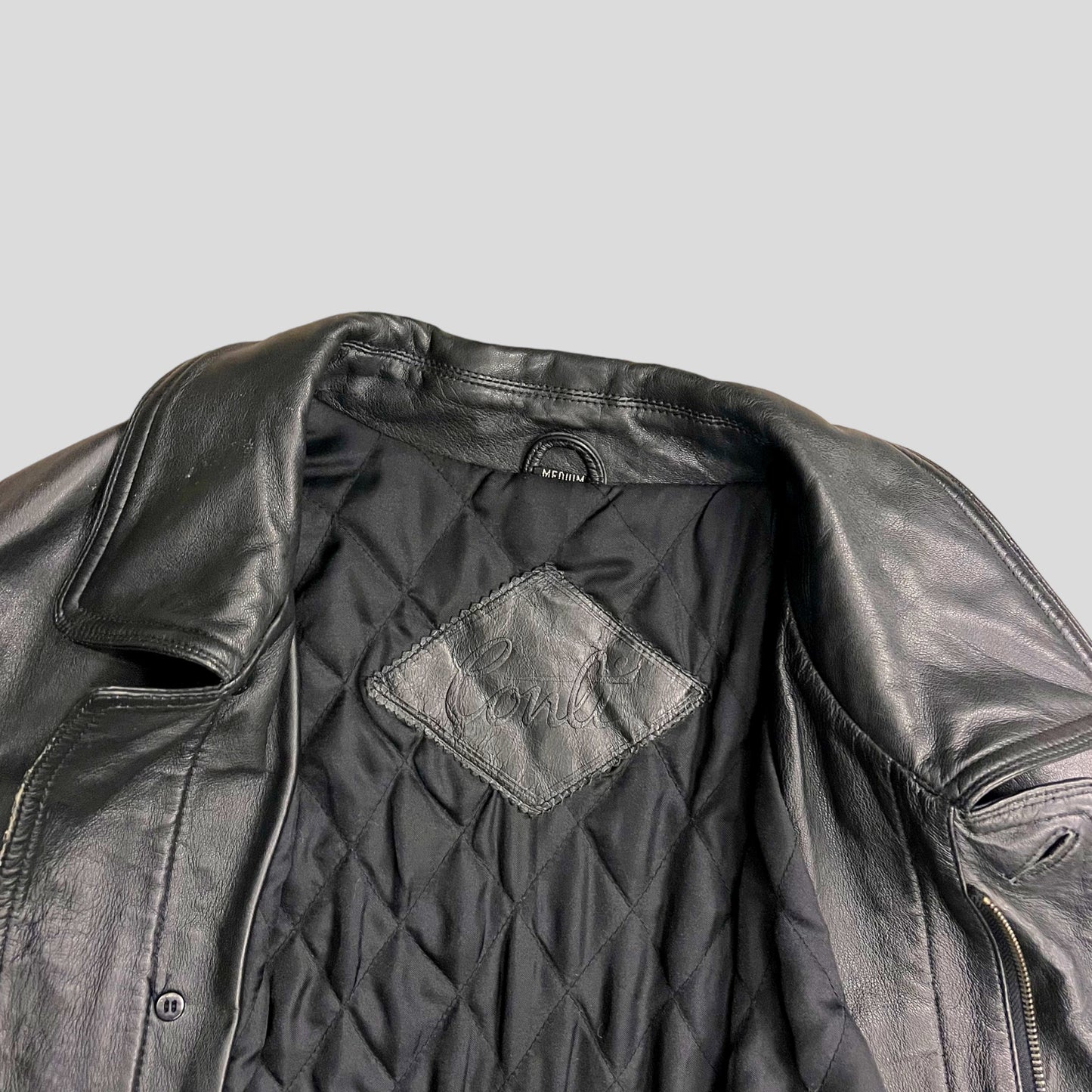 RAM leather jacket Black