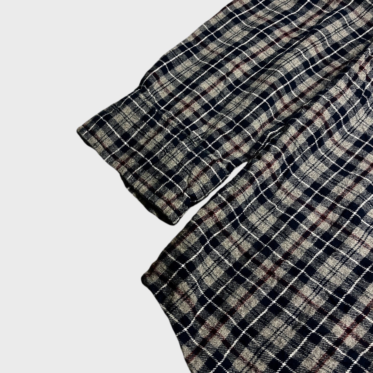 ST.JOHN’S BAY flannel check shirt Gray