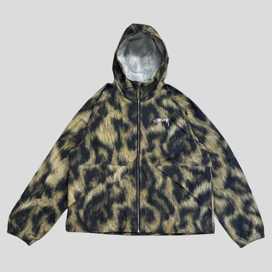 Stussy Beach Shell Fur Print jacket