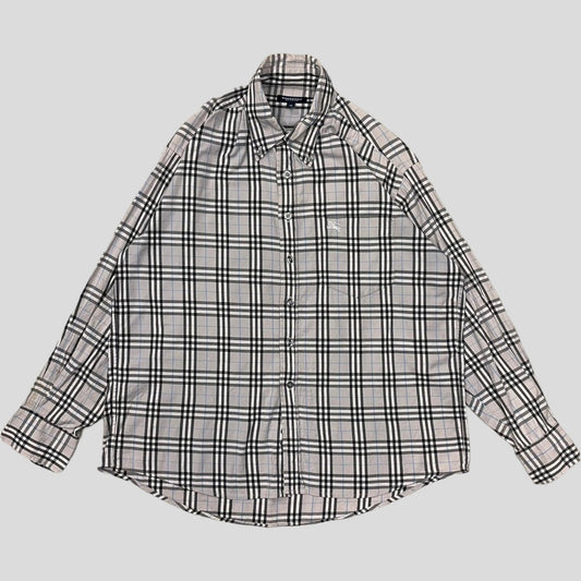 BURBERRY LONDON Nova Check Shirt Gray Black