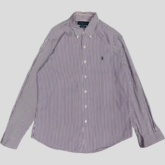 Ralph Lauren Stripe Shirt Purple White