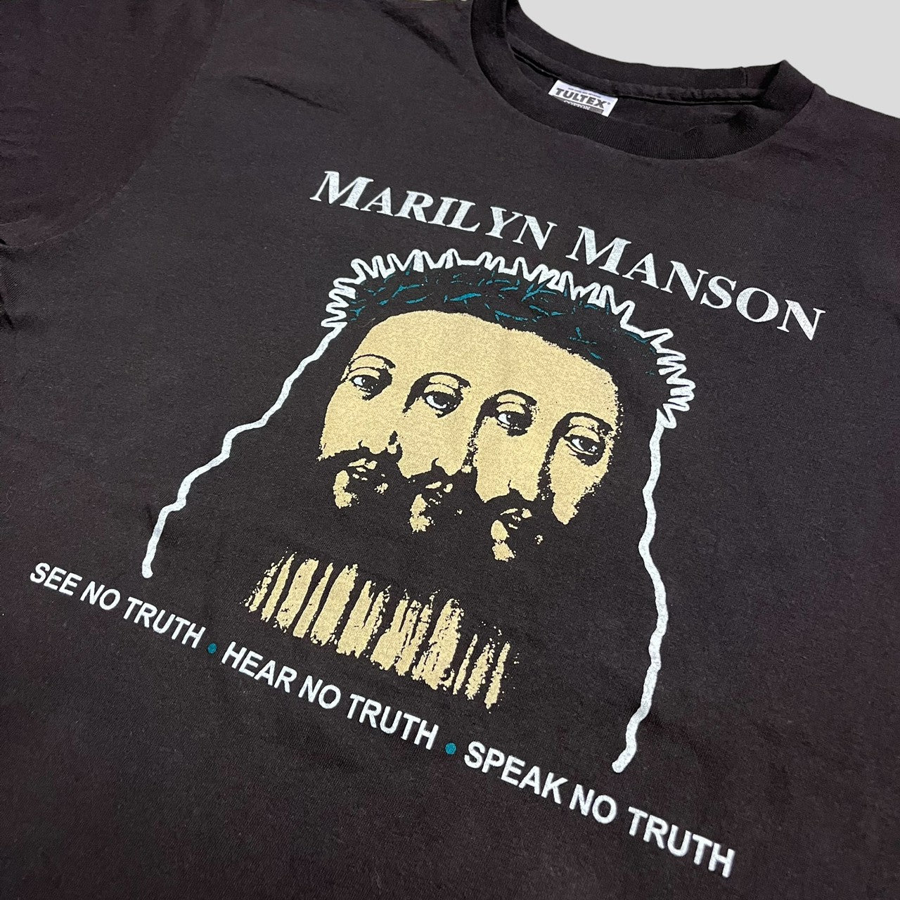 Marilyn Manson BELIEVE Tee Black – Léon online shop