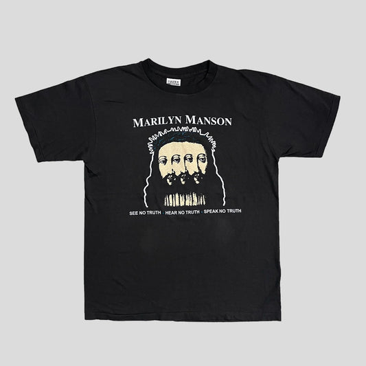 Marilyn Manson BELIEVE Tee Black